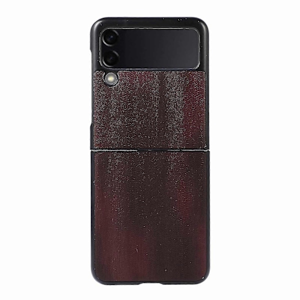 PU Läderfodral Kompatibelt med Samsung Galaxy Z Flip 4, Z Flip 4 Fodral Läder Anti-repor Stötsäkert coffee color