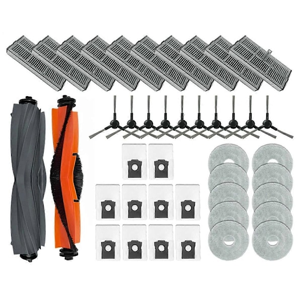 För L10s Pro Ultra Heat, Borstfilter Moppduk Dammpåse, A