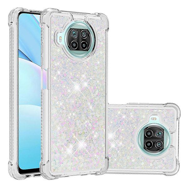 Mi 10t Lite 5g Kotelo Glitter Läpinäkyvä Kimalteleva Kiiltävä Bling Kirkas Virtaava Suojus Tpu Silic -