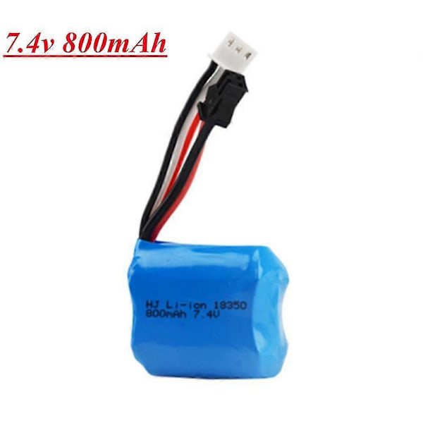 7.4v 800mah 18350 Batteri För H100 H102 H106 7.4v Li-ion Batteri För Jjrc S1 S2 S3 S4 S5 Höghastighets Rc Båt Reservdelar 3pcs battery