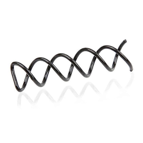 12 st Metall Spiral Snurr Skruv Stift Hårnål Dam Twist Hårklämma Tillbehör QinHai