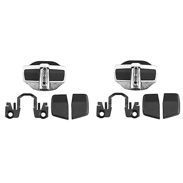 2 Set Bildörrlås Spänne Stabilisator Skydd för