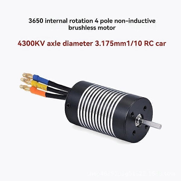 3650 Intern Rotation 4-polig Borstlös Motor 3650 5900KV
