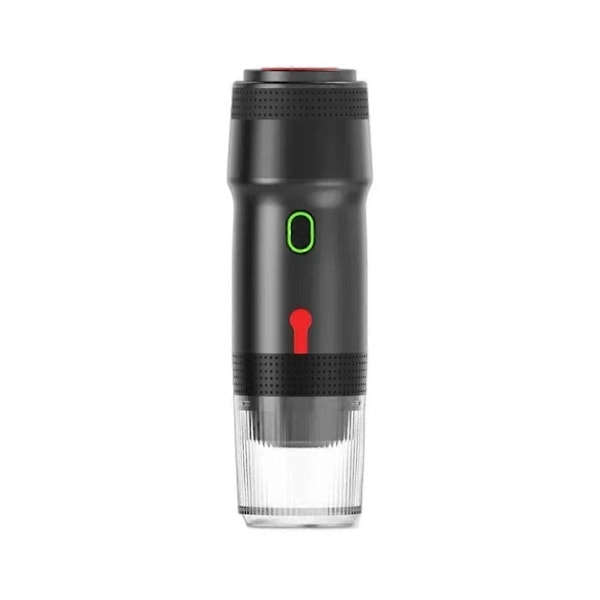 Automatisk espressokapselmaskine, bærbar USB, sort