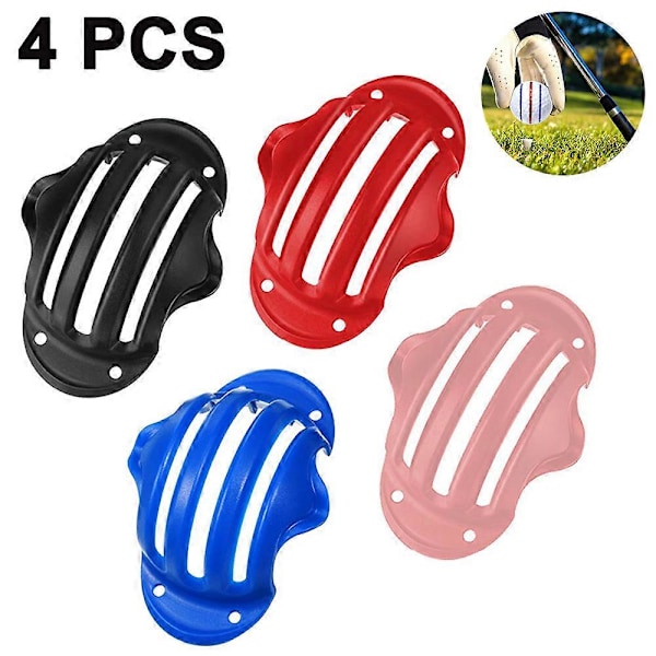 1 Set Golfboll Markör Linje Ritverktyg 4 Färg Värdepaket Mall Liner Schablon Putt Justering
