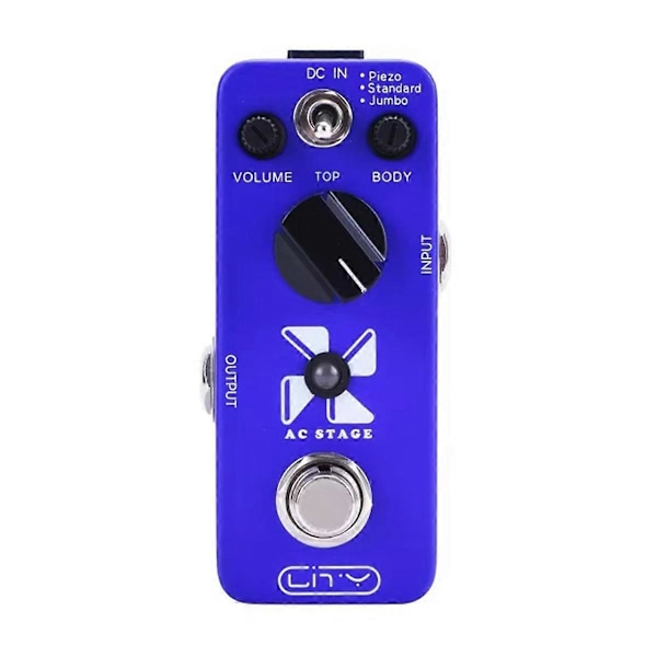 Gitarr Effekt Pedal Akustisk Simulering AC Stage Gitarr Effekt Pedal