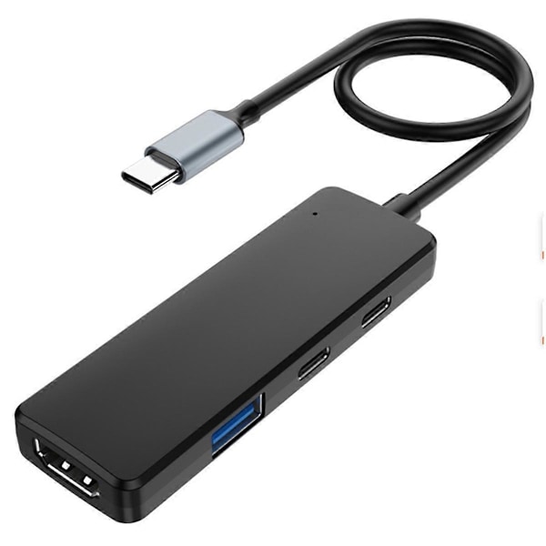 Type C HUB Dock USB C Hub till 4K -Kompatibel USB 3.0 Adapter