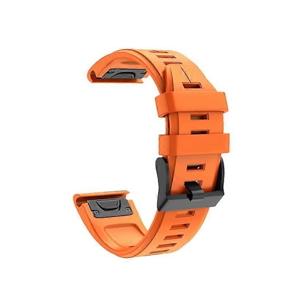 20/22/26mm Vaihtoranneke Yhteensopiva Garmin Fenix 6 6X 6S Pro Compatibleerunner 945 kanssa Orange 26mm