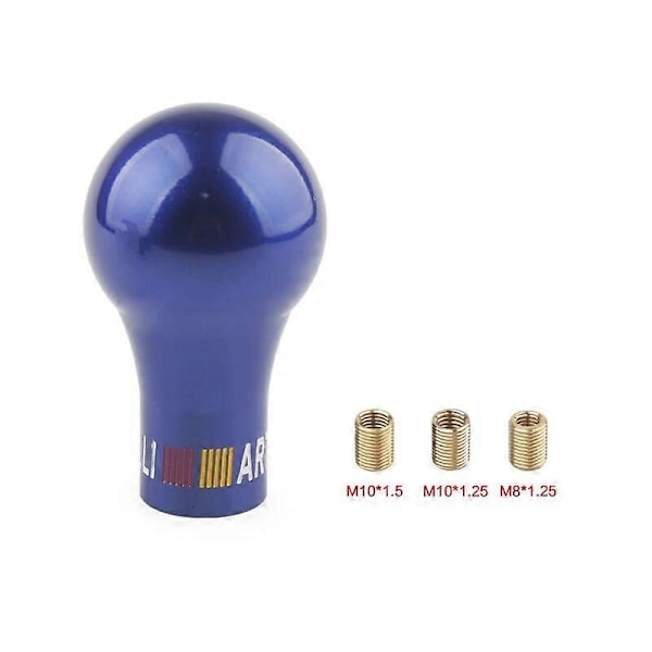Universal M10x1.5/1.25 M8x1.25 Automatisk Växelspaksknopp Svart/Vit/Kolfiberlook/Blå Bil Manuell Växellåda (MT) för Mitsubishi Blue