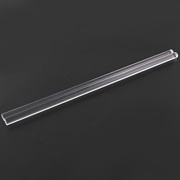 2 kpl 10 mm kirkas pyöreä akryylinen PMMA-ekstrudoitu tanko 12\" pituus