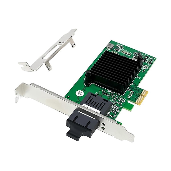 Gigabit Fiber Optisk Netværkskort PCIe X1 82576-F1 Single-Port SC