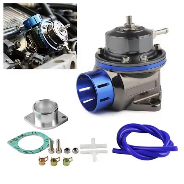 Turbo Avlastningsventil Kit Intercooler Wastegate Avgasventil Röd