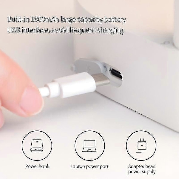 Bärbar Elektrisk Vattenflaska med Pump för Bord, Gallonsflaska, USB-Laddning, Automatisk Vattenmaskin, Kanne