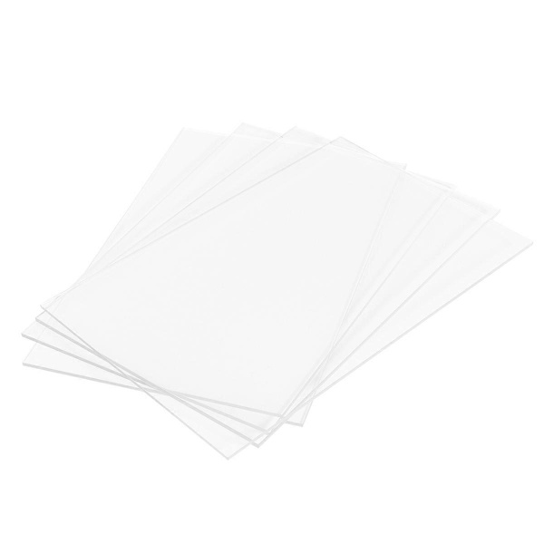 4 st Akryl Skärmall Transparent Akryl Mall Mylar Mallark Blanka Husdjursark Akryl Skärmall