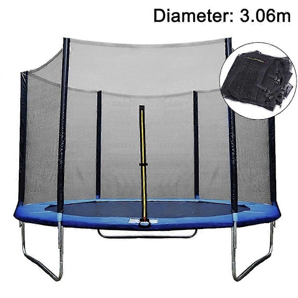 Trampolin Udskiftningsnet Ø 306Cm Havetrampolin Udskiftningsnet Til 8 Stolper Udendørs Net Rivfast Udskiftningsdel UV-bestandig