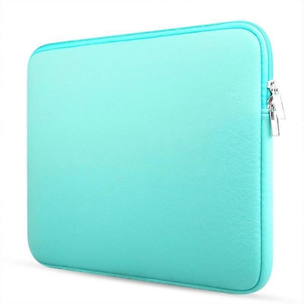 14/15,6 tum Fodral Skyddsfodral Tyg Förvaringsväska för Laptop Notebook Mint Green 15.6 Inch