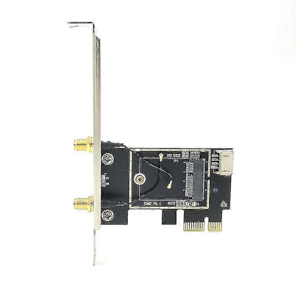 Ngff M2 Trådløs Til Pci-e Pcie Med 2 Ac Antenner Kompatibel Intel Ax200