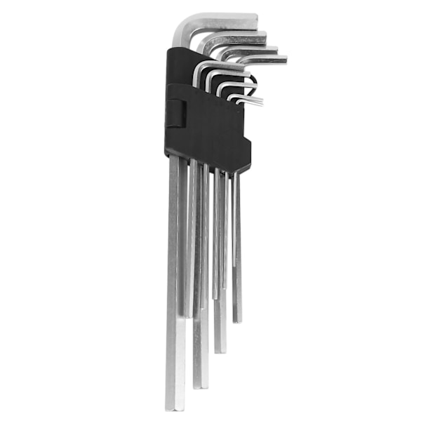 9 KPL Kaksoispäinen L-tyypin ruuvimeisseli kuusiokoloavainsarja kuusiokolo litteä pallo Torx-tähtipääavain