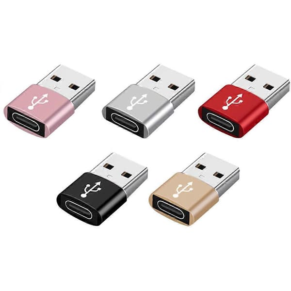 5 STK USB C Hun til USB 3.0 Han Adapter Bærbar Konverter til Telefon Laptop