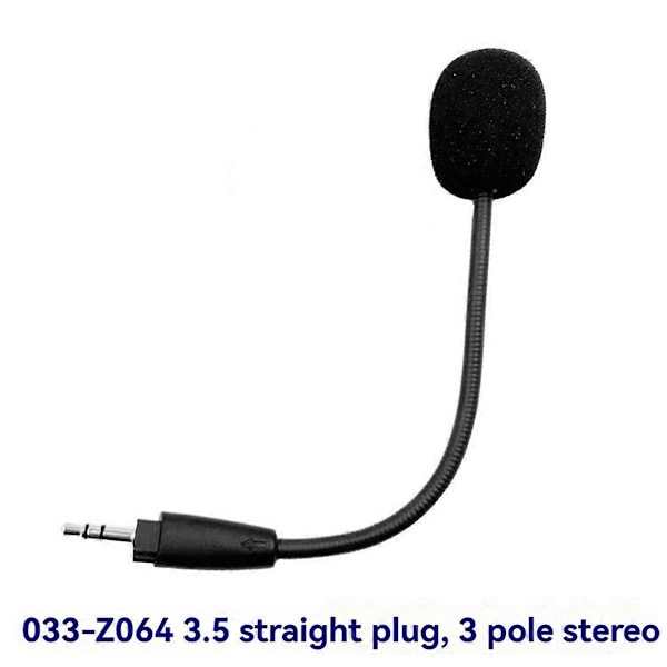 3,5 mm Mikrofon för Corsair HS35/HS45 Gaming Headset Hörlurar Mikrofon