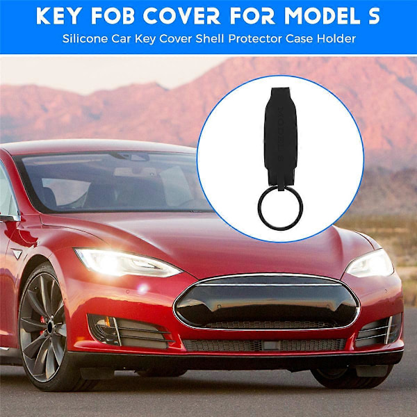 Nyckelfodral för Model S, Silikon för S (Model S)