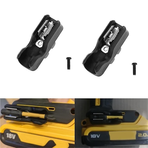 4 st N131745 Bitshållare med skruvar för 20V Max Verktygsborrmaskin Slagskruvdragare Bitshållare