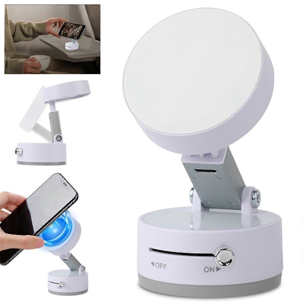 Magnetisk Vakuum Sugpropp Telefonhållare, Magnetisk Multifunktionell Hållare, Vikbar och Infällbar Magnetisk Telefonhållare B