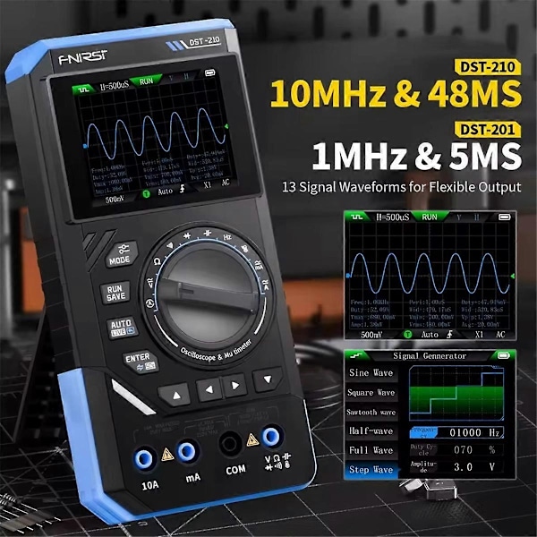 -210 Multimeter, 3 i 1 Elektronisk Reparationsdetekteringsverktyg