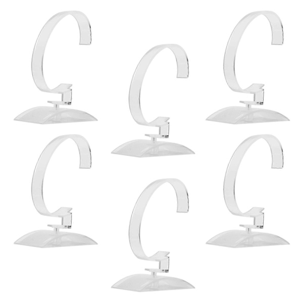 6 st Armbandsur Rack Klockhållare Klockdisplayställ Klockdisplayställ