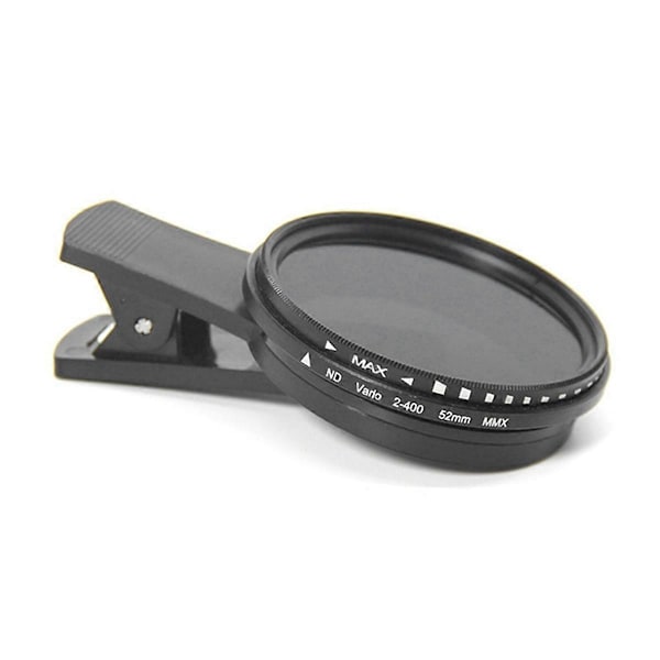 Telefon ND-filter ND2 til ND400 Clip-on Variabelt Neutral Density Filter