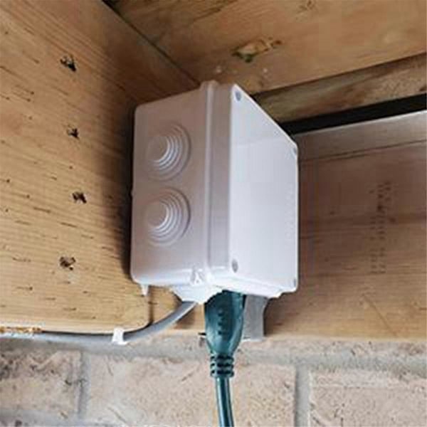 IP65 Vattentät Kopplingsdosa ABS Plast Dammtät Universell Elektrisk Kapsling Utomhus & Inomhus Projektlåda