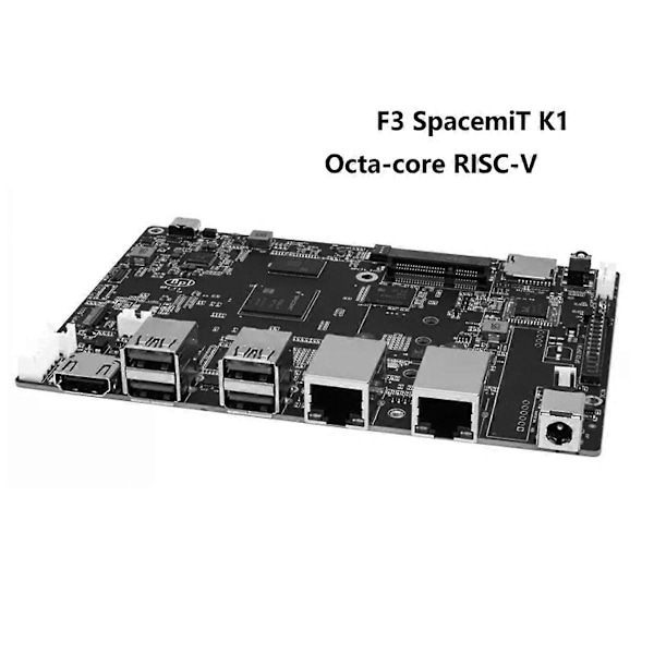 Banana Pi -F3 SpacemiT K1 8-ytiminen RISC-V-siru 2G LPDDR4 8G