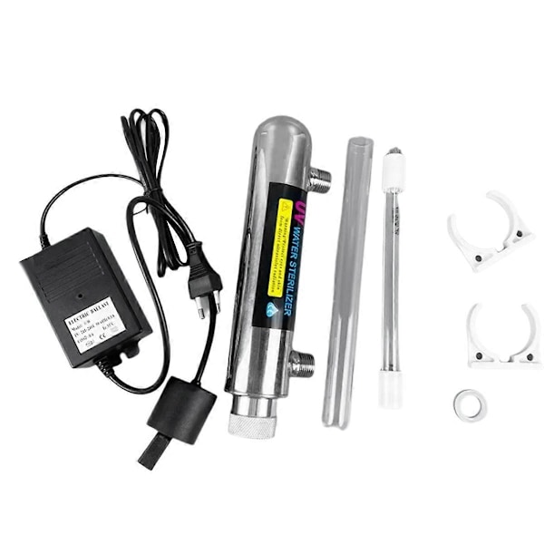 12W UV Vandsterilisator til Akvariefisketank EU-stik
