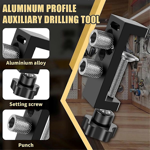 Borrmall för aluminiumprofil, borrguide för aluminiumprofil