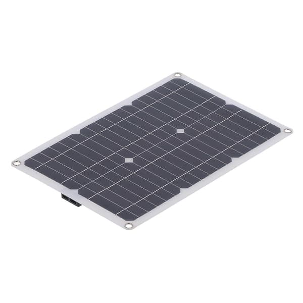 23W Fleksibelt solpanel-sæt Dobbelt USB+DC-udgang Solcelleoplader-modul til 12V bilbatteri
