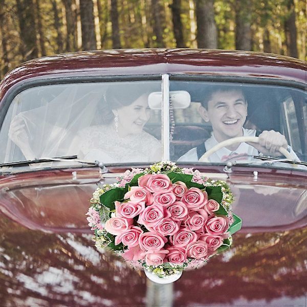 4 st Blommig Lerhållare Blomjordram Bröllop Blomsterarrangemangstillbehör