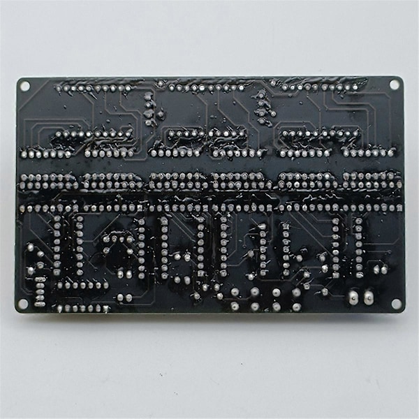 DC4.5V-5.5V 6-Bit Digital Krets Klocka Kit Elektronisk Klocka Undervisning