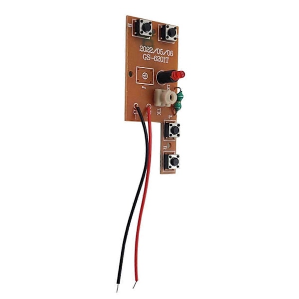 857 27MHz Krets 4CH RC Fjärrkontroll PCB Sändare och Mottagare
