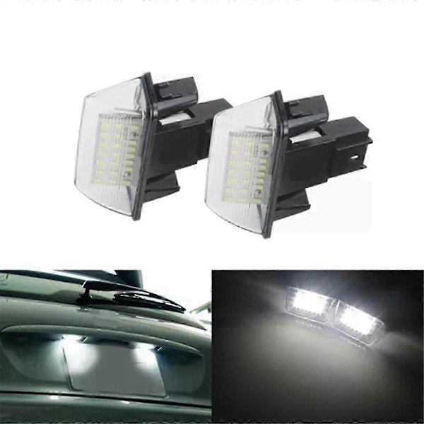 Nummerskyltsbelysning 6340A3 för 206 207 306 307 406 407 5008 Partner LED Xenon Nummerskyltslampa