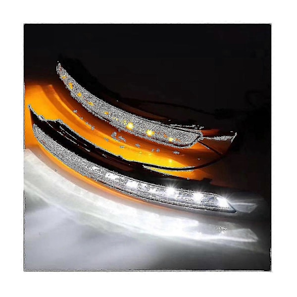 Humanmade 1 par LED DRL Blinkers Varselljus Dagsljus Dimljus För Xc90 2007-2013