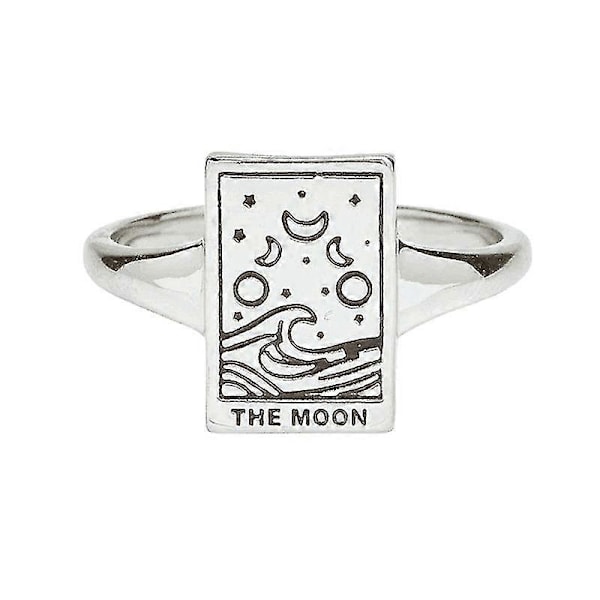 Ring som passar ditt finger, fiskstjärt/sol/måne, ring i legering, astrologi, spådom, magi 3