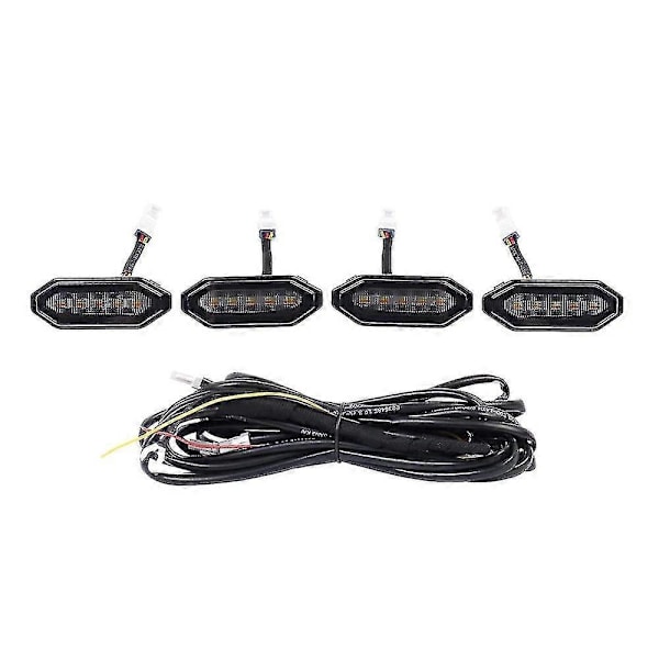 Led Front Grill Lampor Vitt Ljus Extern Grill För Jimny Jb64 Jb74 2019 2020 2021 Hög Version