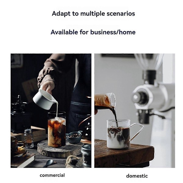 Espresso knackbox Fyrkantig kaffesumpslåda för hem/kontor stor
