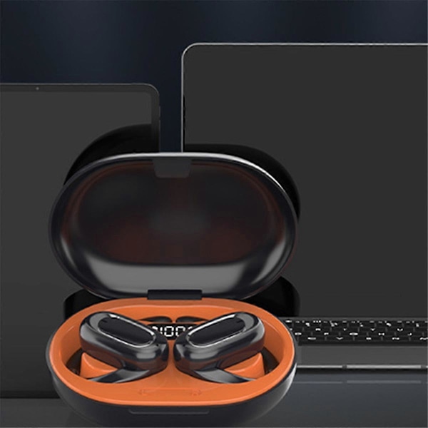 T35 Trådløst Bluetooth Headset Digitalt Display Støjreducerende, C