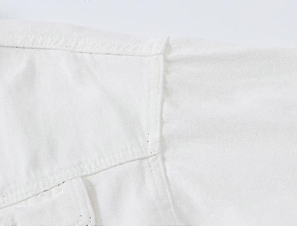 Naisten denim-takki WHITE M