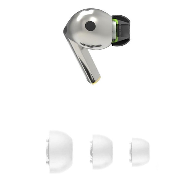 Öronproppar Kit för Samsung Buds 3Pro - Förbättrad Ljudisolering, Vit