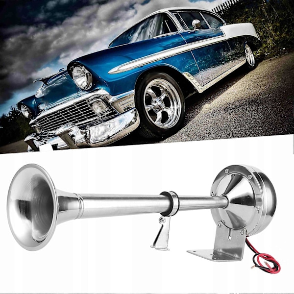 Horn Fanfar Krom Tir Signal 12v/24v Högljudd