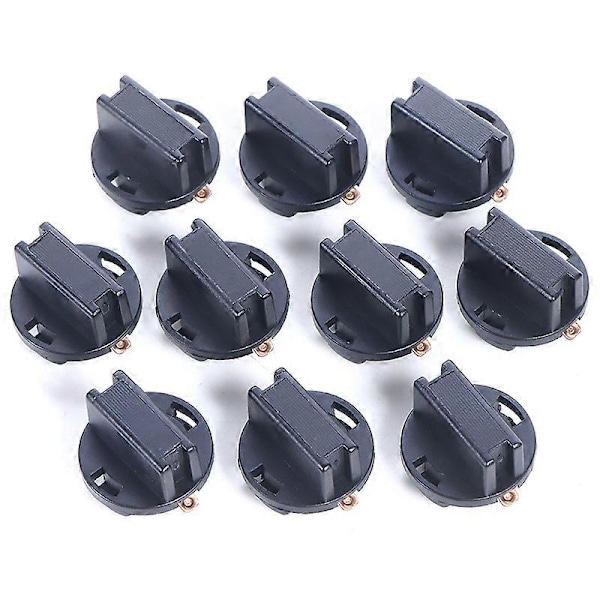 10 st T10 Sockel Instrumentbräda Instrumentpanel Sockel T10 W5W 168 192 194 Twist Lock Wedge Baser Lampa Dash Glödlampa Plugg Automotivos