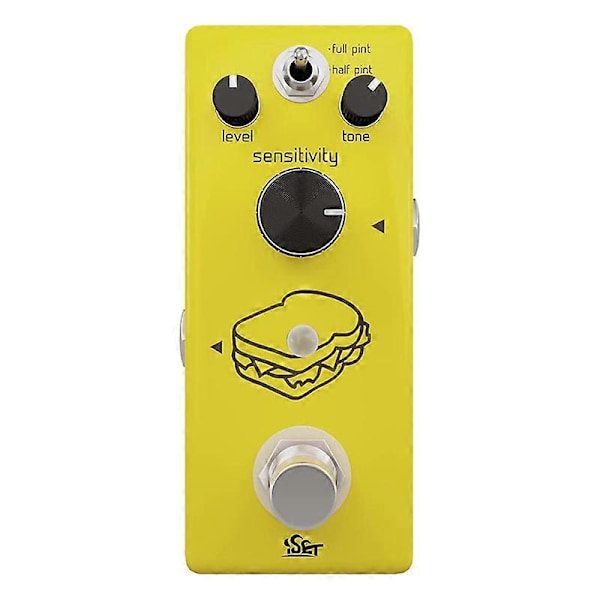Kompressor Gitarrpedal Sandwich Comp för Elgitarr Bas