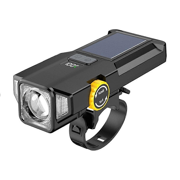 LED Cykellampa Tpye-C Laddning Cykelstyre Ficklampa
